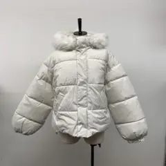 ファー取り外し中綿ダウンジャケット