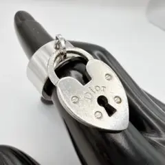 Dior リング 指輪 ハート パドロック カデナ シルバー