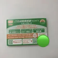 餃子の王将 2027年版 お客様感謝キャンペーン スタンプカード　47個押印済みのサムネイル