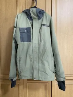 QUIKSILVER スノーボードウェア ジャケット カーキ Sのサムネイル