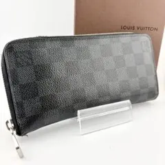 【訳あり】ルイヴィトン ダミエグラフィット ヴェルティカル 長財布 ジッピー