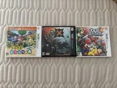 【3点セット】とびだせどうぶつの森amiibo+ / スマブラ / モンハンX