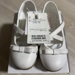 mezzo piano クロスストラップバレエシューズ 18cm