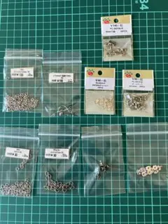 アクセサリー 金属パーツセット シルバー ゴールド