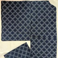 正絹　紬　絣のスッキリした単衣のお着物