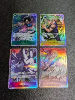 神の島の冒険／ゾロ／ナミ／エネル／ブルック／SR4枚セット(おまけ3枚)計7枚