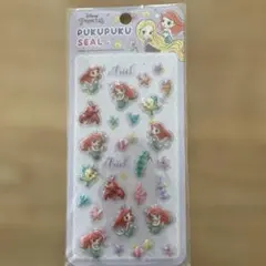 アリエル　ぷくぷくシール　ディズニープリンセス