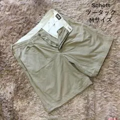 Schott ショット ハーフパンツ M ベージュ メンズ アメカジ ツータックのサムネイル