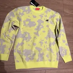 【値下げ！】ニューバランス ゴルフ カウスポットジャガード ニット セーター