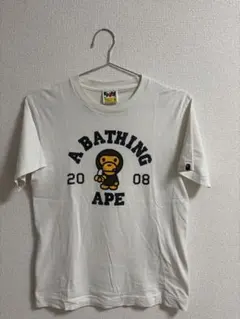 A BATHING APE BABY MILO ホワイト Tシャツ APEのサムネイル