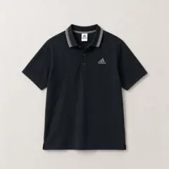 00s Adidas ポロシャツ 半袖 黒 M ワンポイント - メルカリ