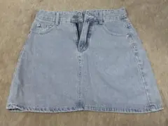 デニム 台形 ミニスカート