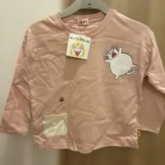 ノンタン 長袖カットソー ピンク