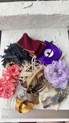 リボンと装飾素材詰め合わせセット