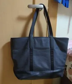 COACH コーチ レザー トートバッグ ブラック A4収納可能男女兼用のサムネイル