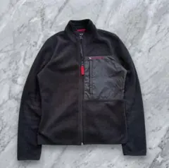 【良品‼️】ポロジーンズ ラルフローレン フリース ジャケット 黒 赤ロゴ