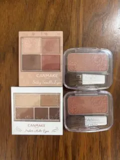 CANMAKE アイシャドウパレット &セザンヌチーク4点セット