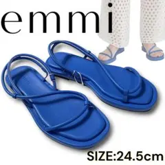 24.5cm 新品 emmi エミ 定1.4万 フラット ストラップサンダルのサムネイル