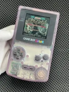 任天堂 GAME BOY COLOR 本体 クリアパープル ゲームボーイ カラー