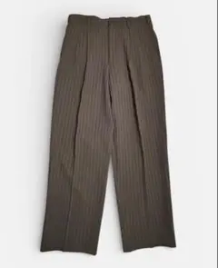 【ノーブランド】 メンズ スラックス グレーストライプスラックス vintage