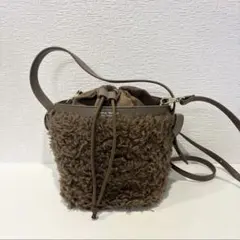 サマンサタバサ プチチョイス プードルファー バケツバッグ