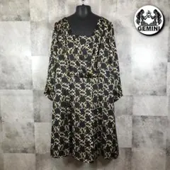 GoodDesign♪ 22 OCTOBRE レトロ調 ワンピース 大きいサイズ