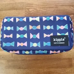 kippis ポーチ ネイビー リボン柄のサムネイル