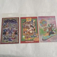 東京ディズニーリゾート ポストカード 3枚セット