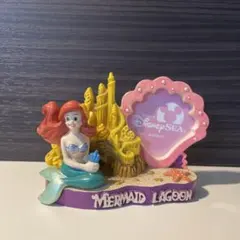 ディズニーシー　リトルマーメイド　フォトフレーム　写真立て　陶器