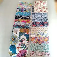 リバティタナローン生地コットン花柄生地サンプルパッチワークハンドメイド