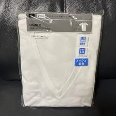 UNIQLO ドライメッシュVネックT ホワイト半袖 Lサイズ2枚セット