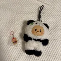 Butterbear ぬいぐるみマスコット チャーム 2点セット