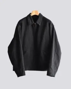 COMOLI ブラックデニムジップショートジャケット 26SS サイズ3