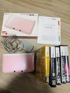 【人気】ニンテンドー3DS LL ピンク 本体 ACアダプター付