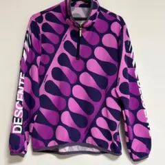 デサント DESCENTE ハーフジップ ジャケット パープル 総柄のサムネイル