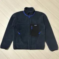 patagonia レトロ X ネイビー フリースジャケット M