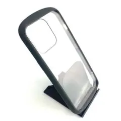 新品 iPhone13Pro ケース 耐衝撃 ハイブリッド 背面クリア ブラック