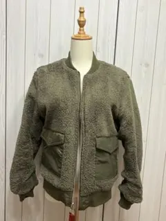 Avan Lily ボア MA-1スタイルリバーシブルジャケット