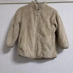 UNIQLO ベージュ フリースジャケット baby90