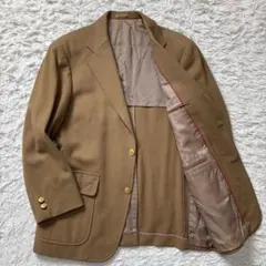 JPRESS テーラードジャケット 金ボタン ブラウン