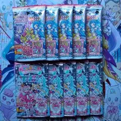 プリキュアキラキラクリアカードガム パッケージのみ4世代20枚