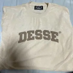大坂サウナDESSE パイル地 Tシャツ ベージュ