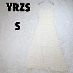 ♥YRZS♥ ヤーゼ (S) フリルギャザーマキシワンピース