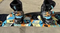 K2 スノーボード 子供用3点セット 板100cm ブーツ18.5cm