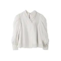 スナイデル SNIDEL オーガンシースルーブラウス ブラウス 長袖 トップス