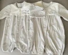 ロンパース 2枚セット 60㎝ 2ウェイタイプ クマ 恐竜 まとめ売り