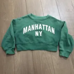 ZARA グリーン トレーナー 6-7歳　120㎝