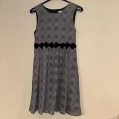 3can4on グレンチェック ワンピース 130cm