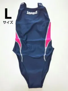 Jaked レディース 競泳水着 ネイビー/ピンク Lサイズ