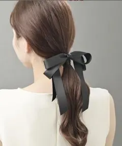 ポニーフックロングリボンヘアアクセサリーのサムネイル